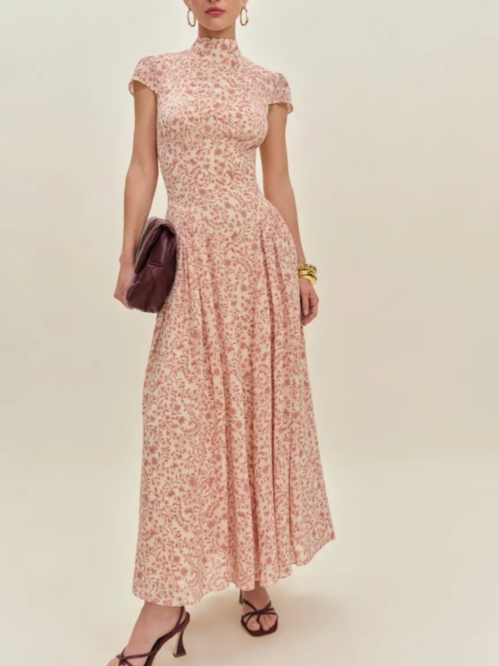 Reformation Maven Dress Pink - Size 2